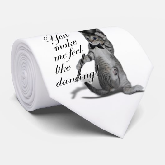 Ik voel me Dansend. Tik danskat Stropdas (Opgerold)