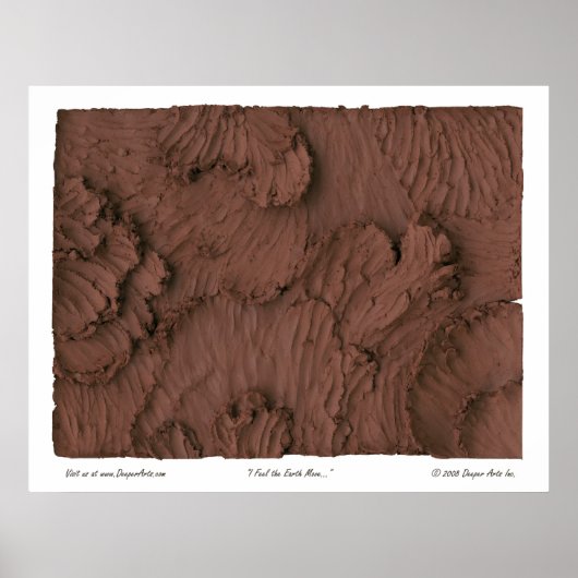 Ik voel me de Aarde-beweging Poster (Voorkant)