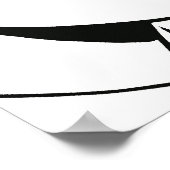 Ik voel me Dirty Cartoon Girl Poster (Hoek)