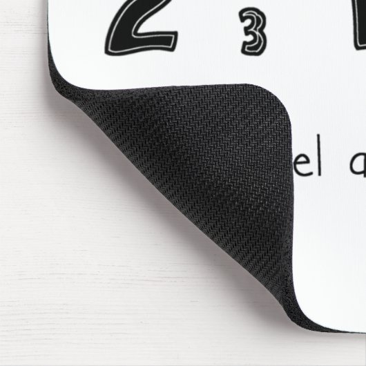 Ik voel me een beetje raar muispad muismat (Hoek)