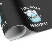 Ik voel me een prettige, grappige, gelukkige zeep  cadeaupapier (Rol Hoek)