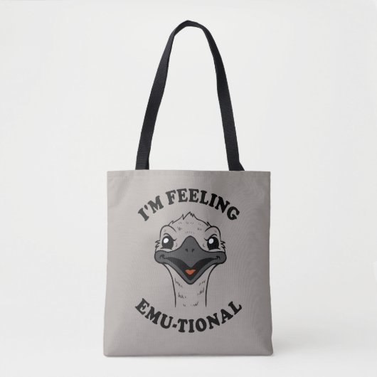 Ik voel me Emu-Tional Tote Bag (Voorkant)
