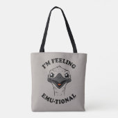Ik voel me Emu-Tional Tote Bag (Achterkant)