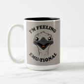 Ik voel me Emu-Tional Tweekleurige Koffiemok (Links)