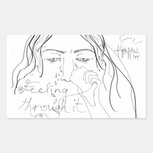 Ik voel me er door rechthoekige sticker (Voorkant)