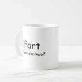 Ik voel me gek op uw superkracht koffiemok (Voorkant links)