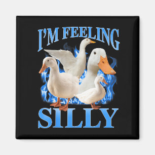 Ik voel me Gekke Funny Goose Meme Bootleg  Magneet
