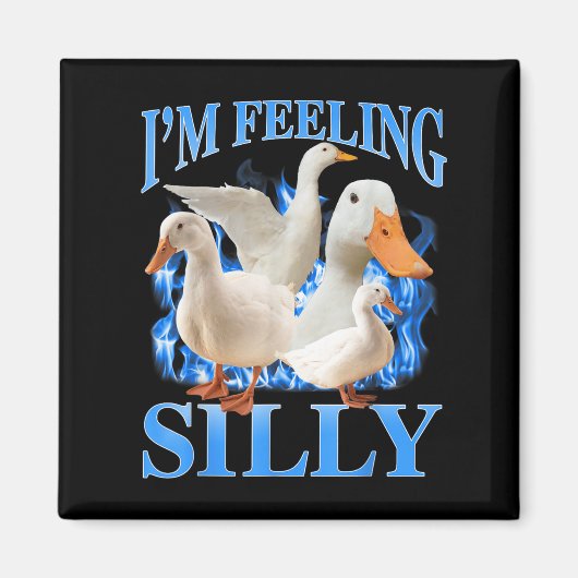 Ik voel me Gekke Funny Goose Meme Bootleg Magneet (Voorkant)