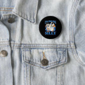 Ik voel me Gekke Funny Goose Meme Bootleg Ronde Button 5,7 Cm (In situ)
