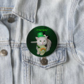 Ik voel me gelukkig! ronde button 7,6 cm (In situ)