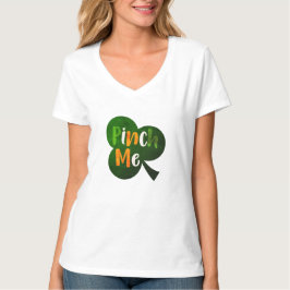 Ik voel me gelukkig St Patrick's Day knijp me T-shirt