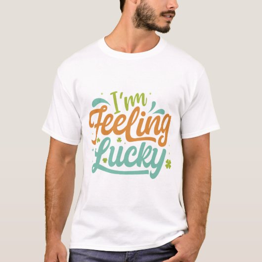 Ik voel me gelukkig. t-shirt (Voorkant)