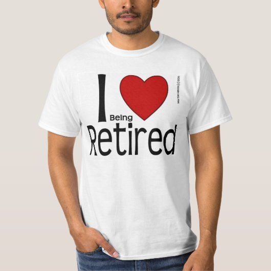 Ik voel me gepensioneerd Shirt (Voorkant)