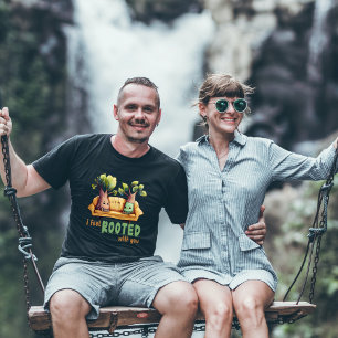 Ik voel me geworteld met jou, schattige en grappig t-shirt