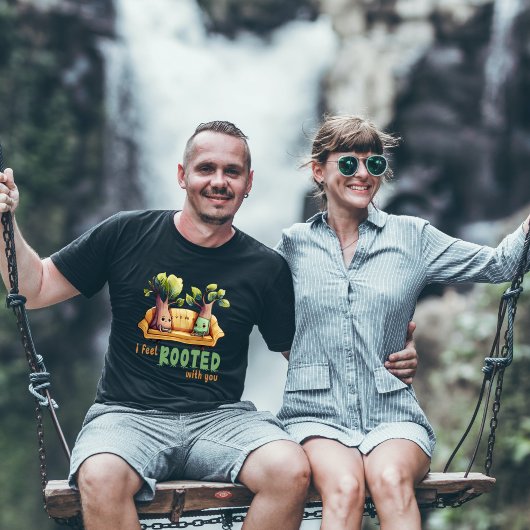 Ik voel me geworteld met jou, schattige en grappig t-shirt