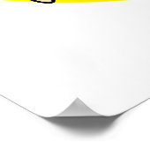 Ik voel me goed grappige fruitbanaan Pun Poster (Hoek)