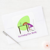 Ik voel me goed Sticker voor fibromyalgie (Envelop)