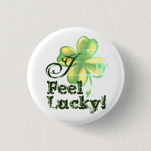 Ik voel me Lucky, St. Patrick's Day Button