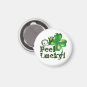 Ik voel me Lucky, St. Patrick's Day, magneet (Voorkant / Achterkant)