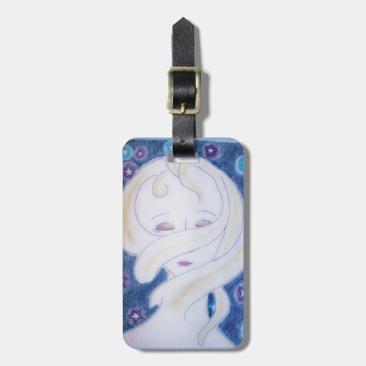 Ik voel me mijn universum bagagelabel (Voorkant verticaal)