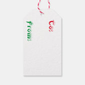 Ik voel me mijn universum cadeaulabel (Achterkant)