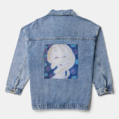 Ik voel me mijn universum denim jacket (Achterkant)