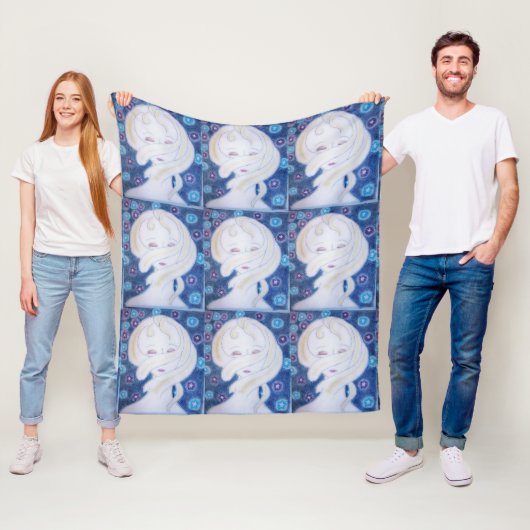 Ik voel me mijn universum fleece deken (In situ)