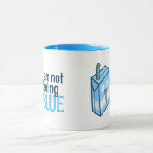 Ik voel me niet blauw mok (Midden)