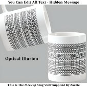 Ik voel me niet erg werkend Verborgen Bericht 124B Koffiemok