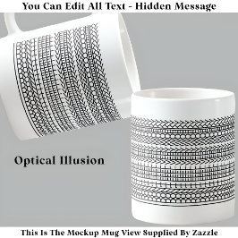 Ik voel me niet erg werkend Verborgen Bericht 124B Koffiemok