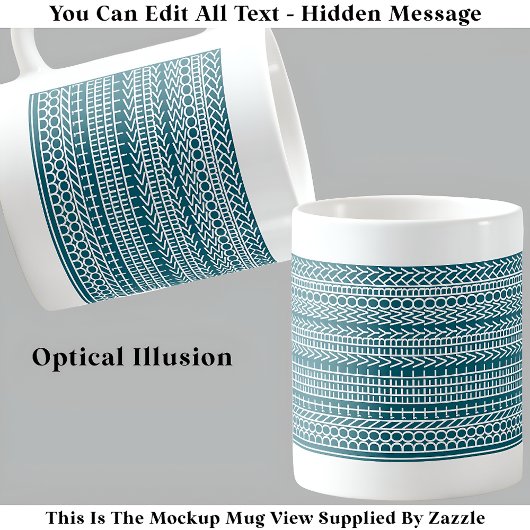 Ik voel me niet erg werkend Verborgen Bericht 124W Koffiemok