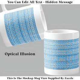 Ik voel me niet erg werkend Verborgen Bericht 124W Koffiemok