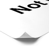 Ik voel me niet gehinderd door wat Poster is gewee (Hoek)