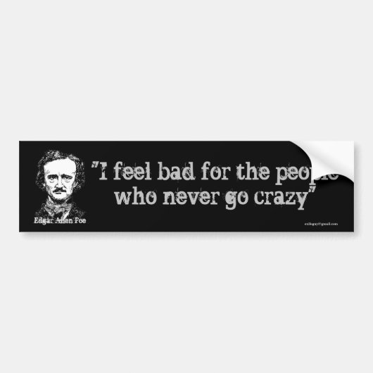 Ik voel me slecht voor de mensen bumpersticker (Voorkant)