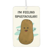 Ik voel me spudtaculaire aardappel luchtverfrisser (Voorkant)