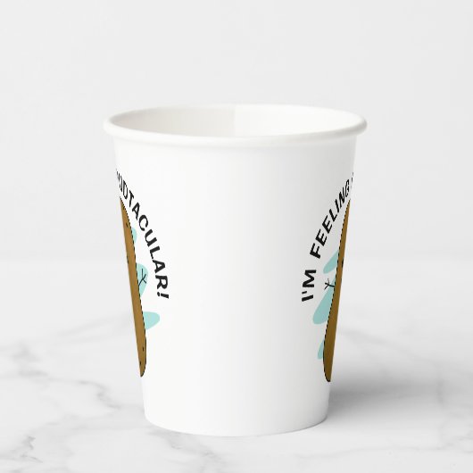 Ik voel me spudtaculaire aardappel papieren bekers (Links)