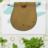 Ik voel me spudtaculaire aardappel theedoek (Gevouwen)