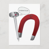 Ik voel me tot je aangetrokken. briefkaart (Voorkant)