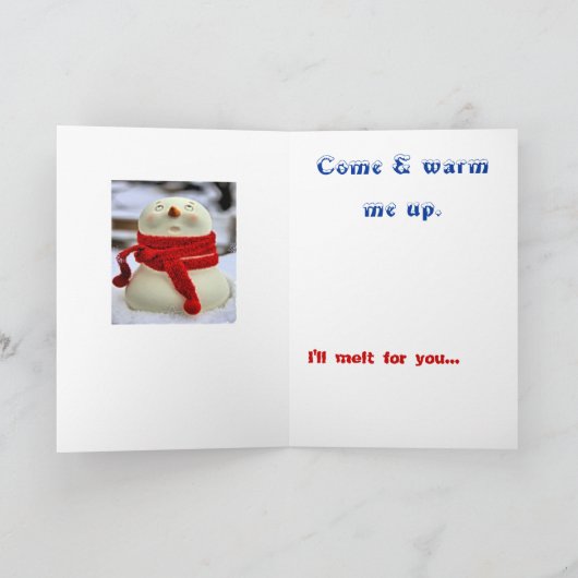 Ik voel me voor U-kaart Kaart (Binnen)