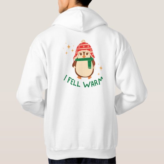 Ik voel me warm pingouin hoodie (Achterkant)