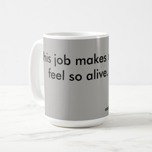 Ik voel me zo Alive Koffiemok (Voorkant links)