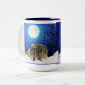 Ik voel me zo berooide koffie-mok tweekleurige koffiemok (Voorkant links)