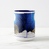 Ik voel me zo berooide koffie-mok tweekleurige koffiemok (Center)