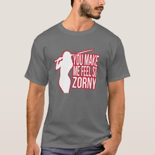 Ik voel me zo zorny - HEMA T-shirt (donker)