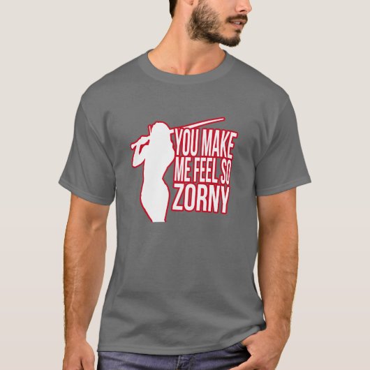 Ik voel me zo zorny - HEMA T-shirt (donker) (Voorkant)