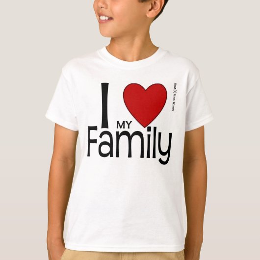 Ik voel mijn familie Shirt (Voorkant)