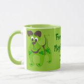 Ik voel mijn speelse Ierse kant Mok (Links)