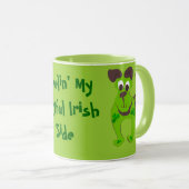 Ik voel mijn speelse Ierse kant Mok (Voorkant rechts)