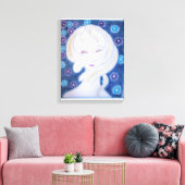 Ik voel mijn Universe-stretched canvas print (Insitu (Woonkamer))