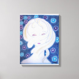 Ik voel mijn Universe-stretched canvas print